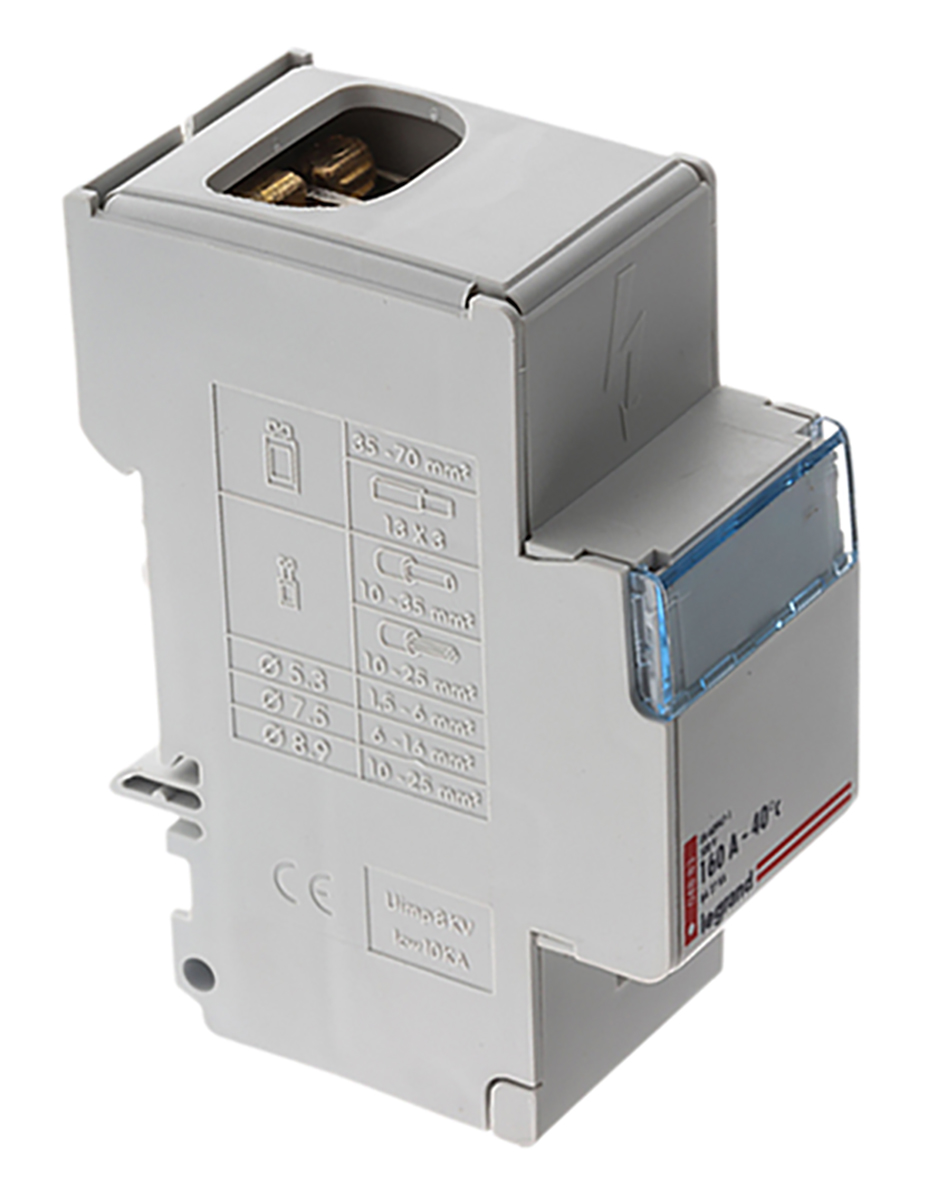 0-048-83 Legrand 13-Contact Male Interface Module, DIN Rail, 160A