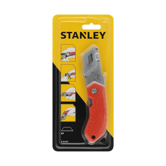 Stanley Safety Knife with Straight Blade Retractable 60 mm