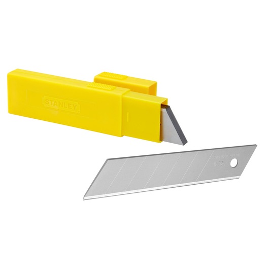 Stanley Flat Snap-Off Blade, 25 mm 0.7 mm, 10 per Package