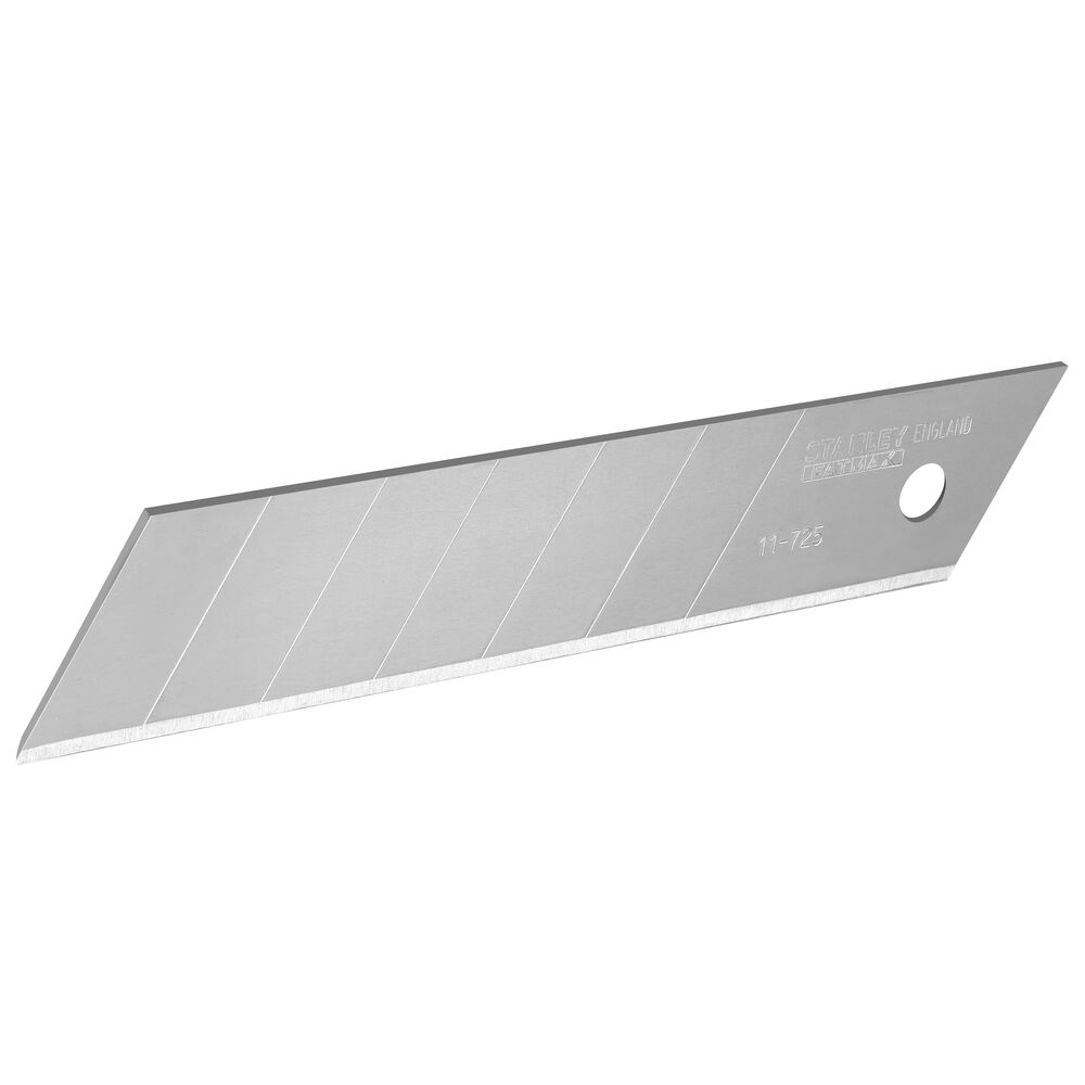 Stanley Knife Blade, 140 x 5 x 25 mm 0.7 mm, 5 per Package