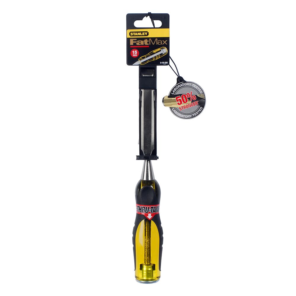 Stanley 1 Piece Chrome Steel Wood Wood Chisel, 31 cm Length, 15 mm Blade Width