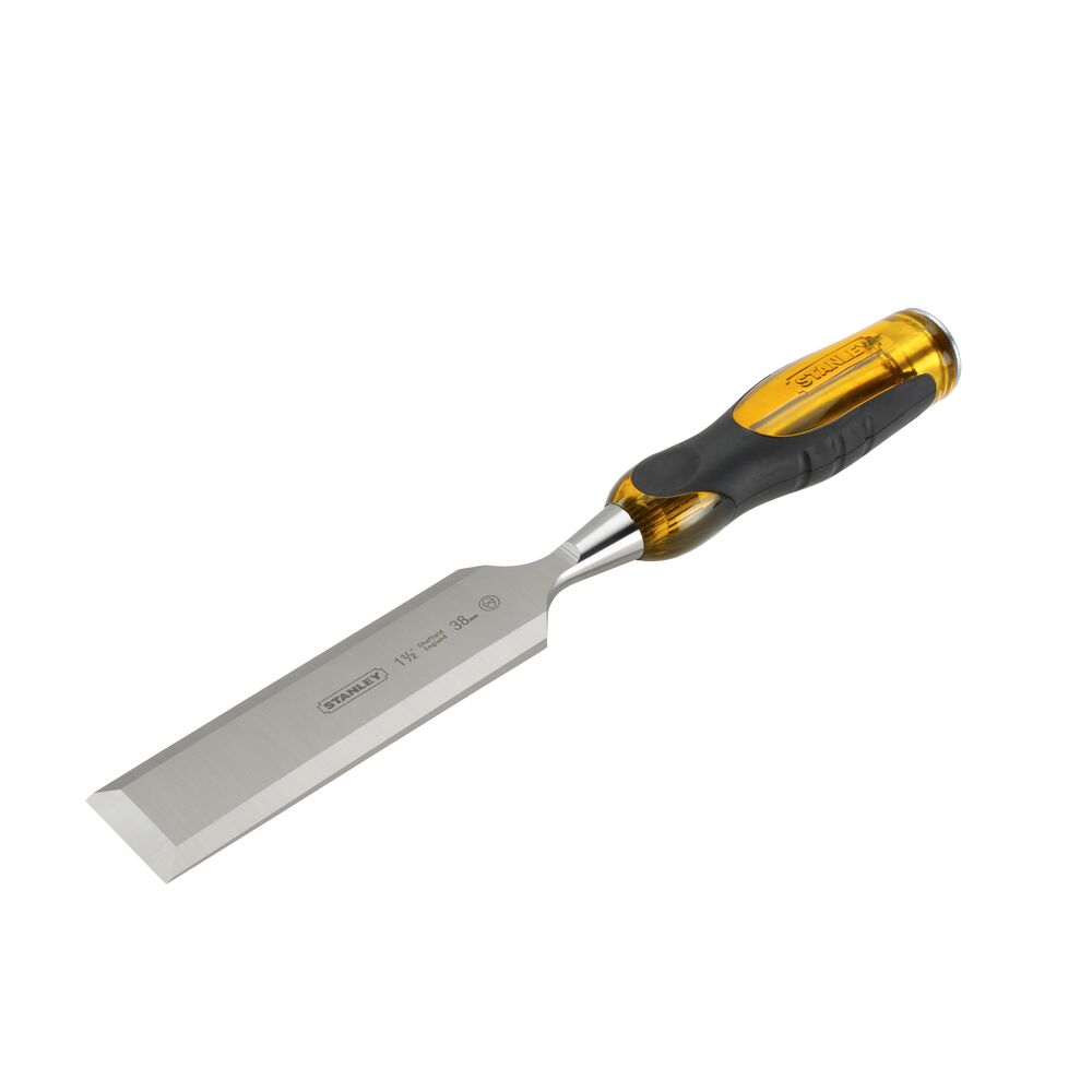 Stanley 1 Piece Chrome Steel Wood Wood Chisel, 38 cm Length, 38 mm Blade Width