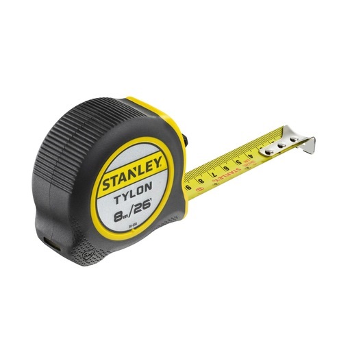 0-30-656 Stanley Tylon 8 m Tape Measure, Imperial/Metric