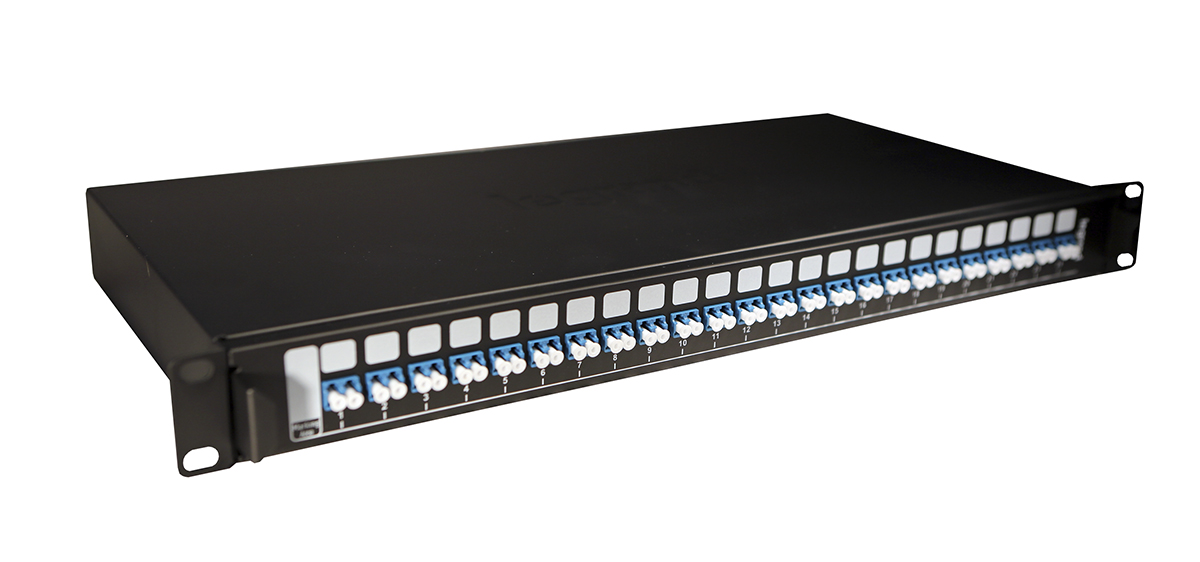 Legrand 24 Port LC, Duplex Fibre Optic Patch Panel With 24 Ports Populated, 1 U