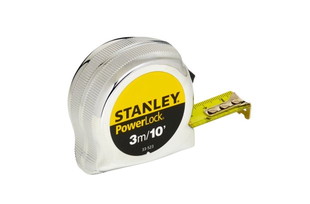 Stanley PowerLock 3 m Tape Measure, Imperial/Metric