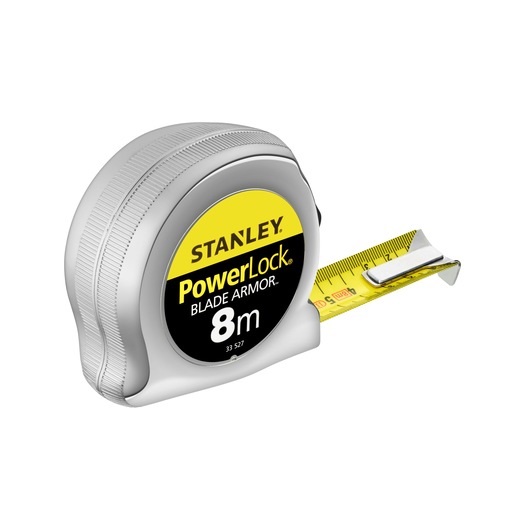 Stanley PowerLock 8 m Tape Measure, Imperial, Metric