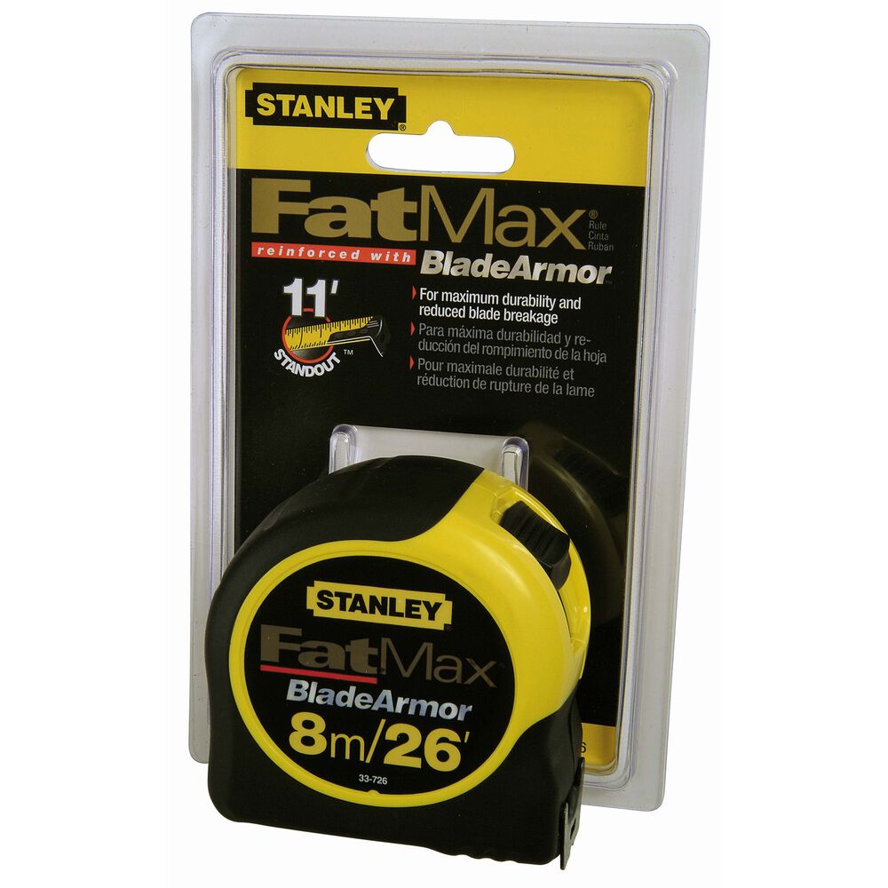 Stanley 8 m Tape Measure, Metric