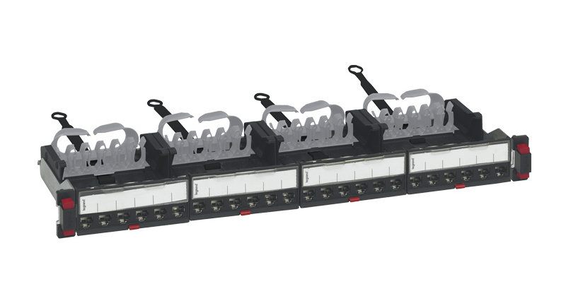 Legrand LCS³ Series 24 Port RJ45 RJ Patch Panel UTP 1 U Yellow