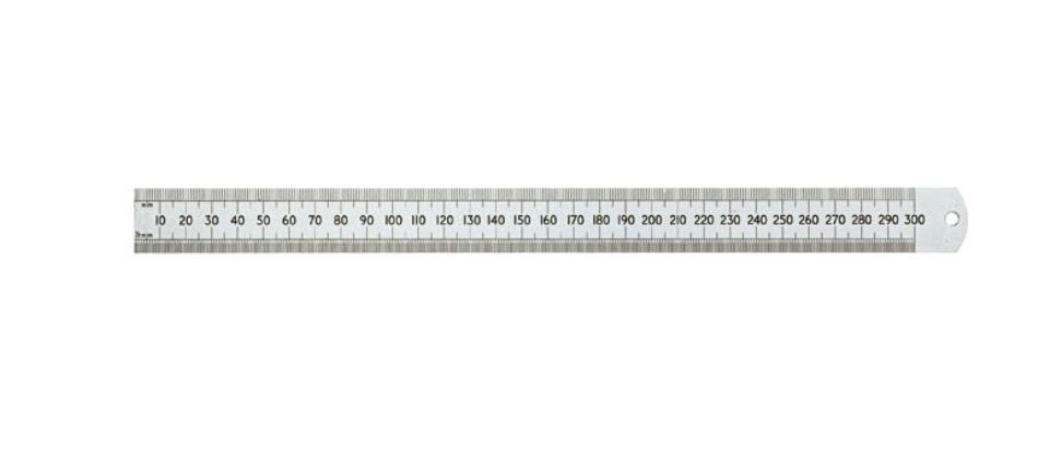 Stanley 33 cm Stainless Steel Rustless Steel Rule Imperial/Metric