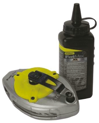 Stanley 30 m Twisted Polyester, Cotton Chalk Line & With Blue Chalk Powder