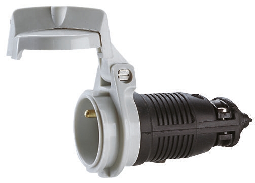 Legrand France Mains Connector Black, 16A, Cable Rubber, 230V, Screw