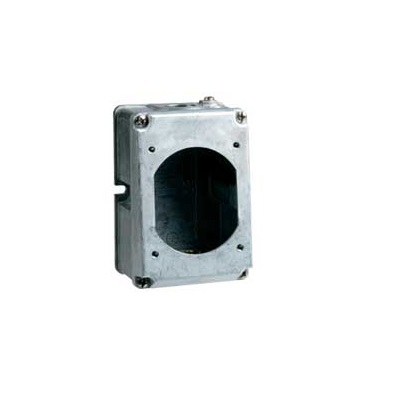 Legrand Black Metal Back Box, IP44, Wall Mount, 1 Gangs 60 mm 96mm 60 mm