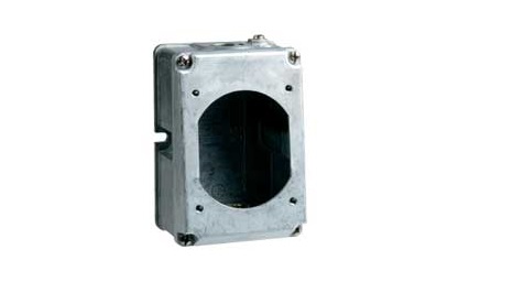 Legrand Metal Back Box, IP44, Wall Mount, 1 Gangs 162 mm 102mm 90 mm