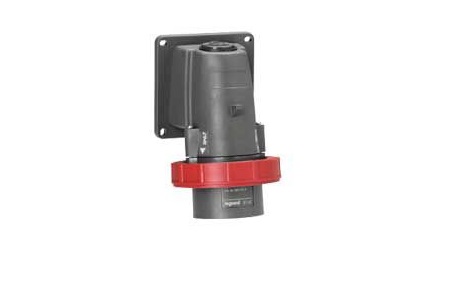 Legrand, HYPRA IP67 Red 3P+PE Angled Industrial Power Connector, 32A, 415V
