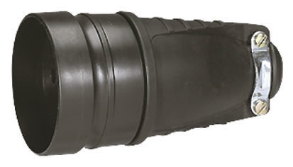 Legrand Europe Mains Connector Black, 20A, Cable Rubber, 380V, Screw