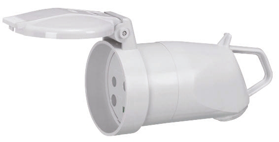 Legrand Europe Mains Connector Grey, 20A, Cable Polymer, 400V, Screw