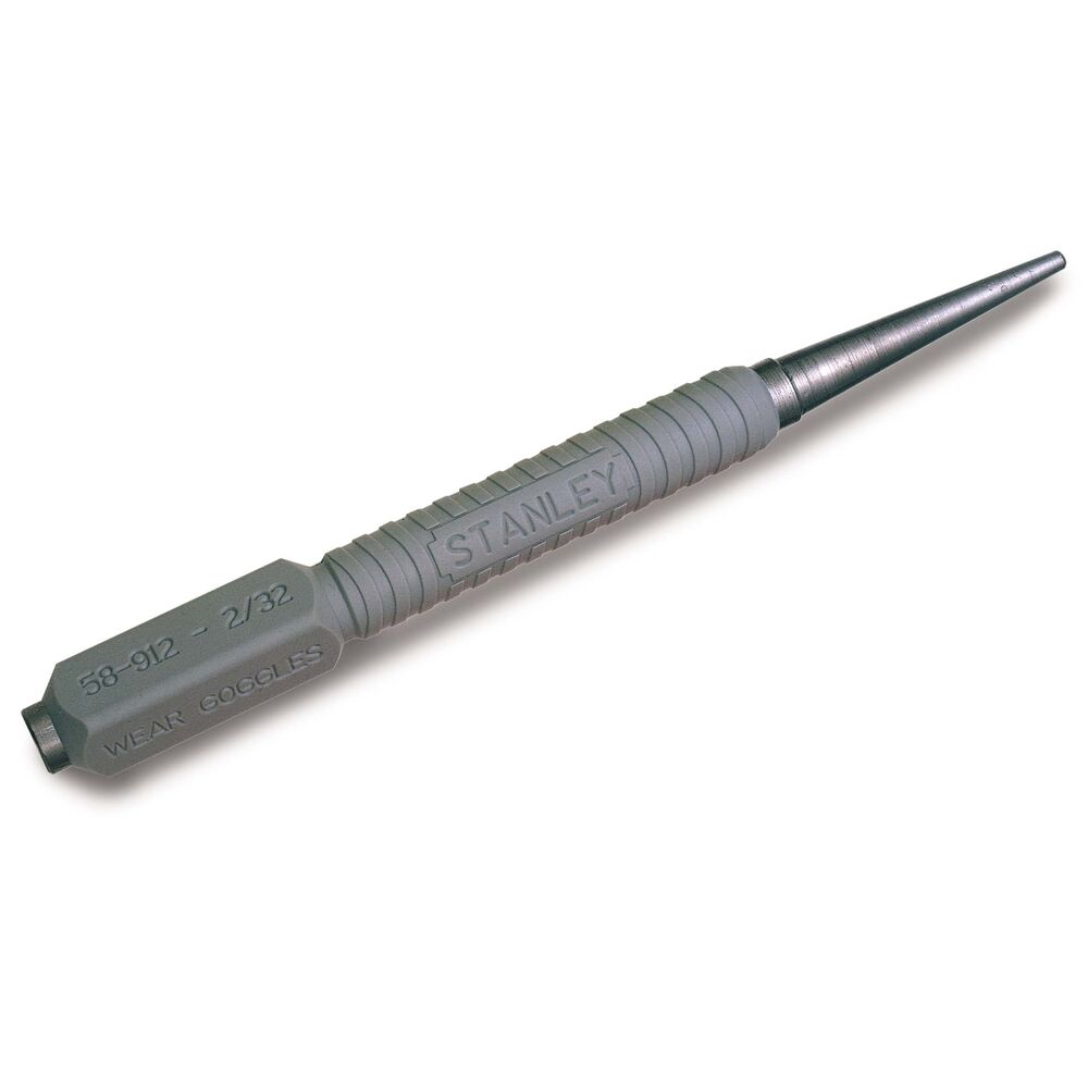 Stanley 6-Piece Punch, Centre Punch, 1.6mm Shank, 102 mm Overall