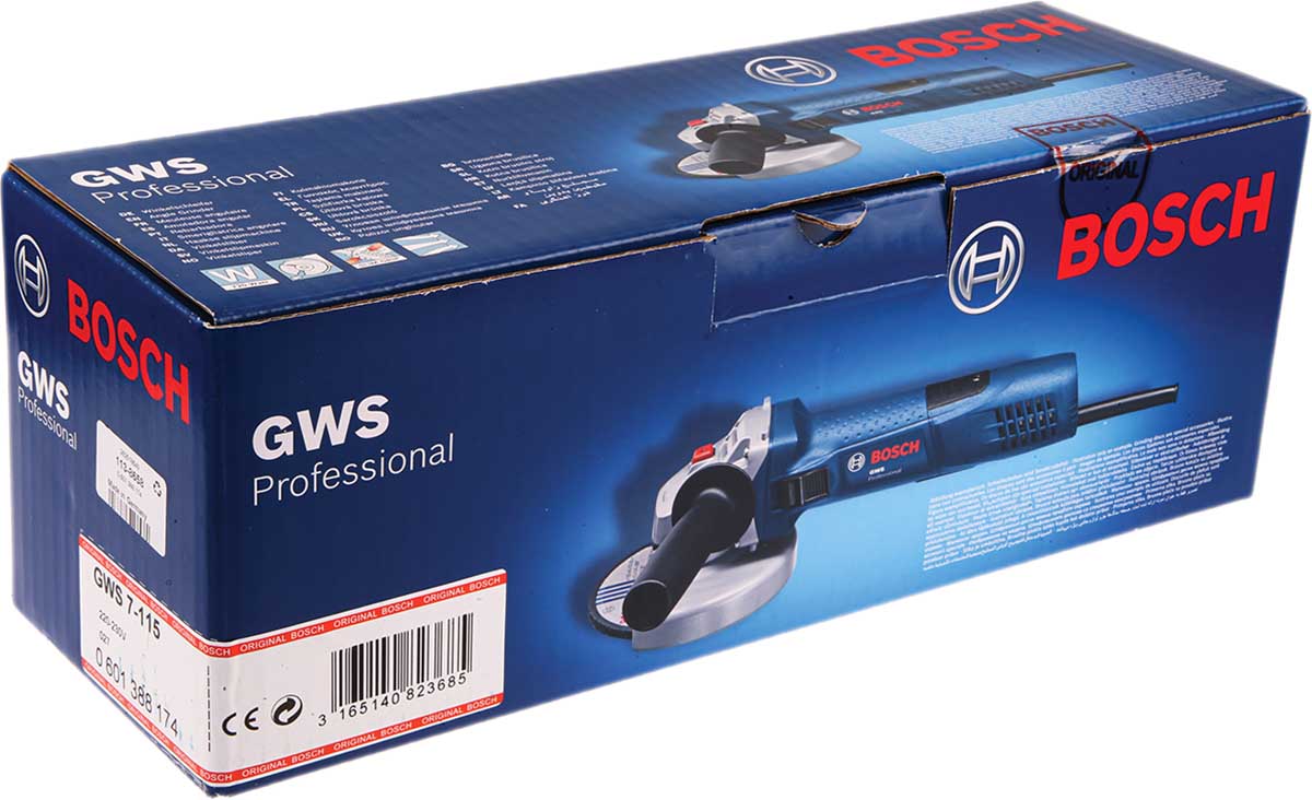 0601388174 Bosch GWS 7-115 115 mm GWS 7-115 Brushed 720 W