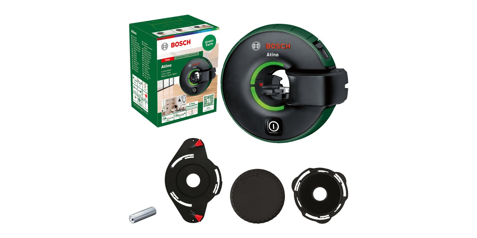 0603663a03 Bosch Atino 650 nm Laser Colour Red Laser Level, 1