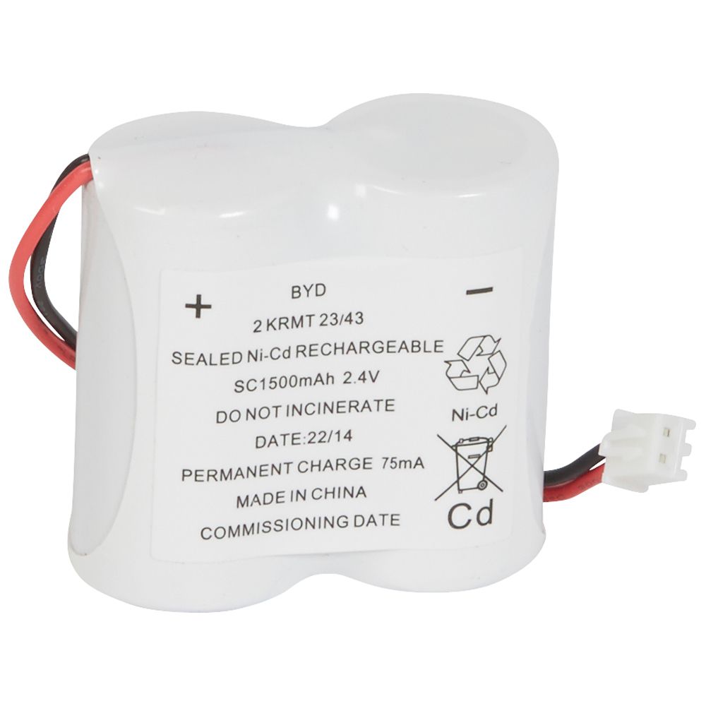 Legrand 2.4 V NiCd Rechargeable Battery 2, 1.5 Ah