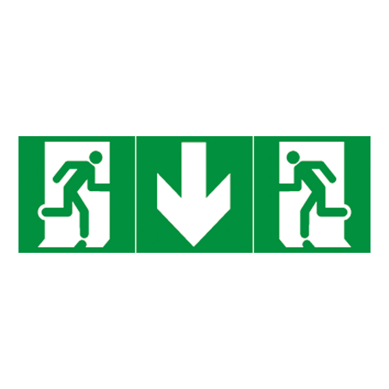 Legrand Adhesive Pre-Printed Adhesive Label-Emergency Route-