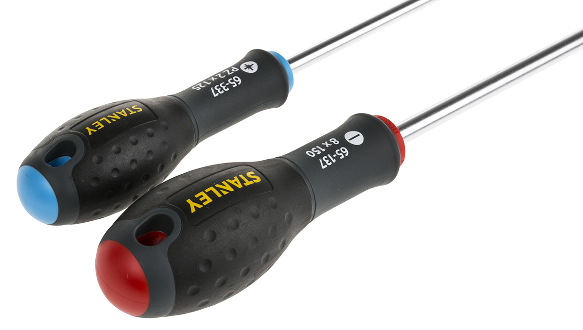 0-65-425 Stanley Pozidriv, Slotted Standard Screwdriver Set, 7-Piece