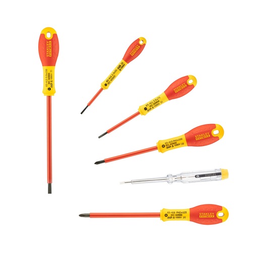 Stanley Phillips, Slotted Insulated, 6-Piece