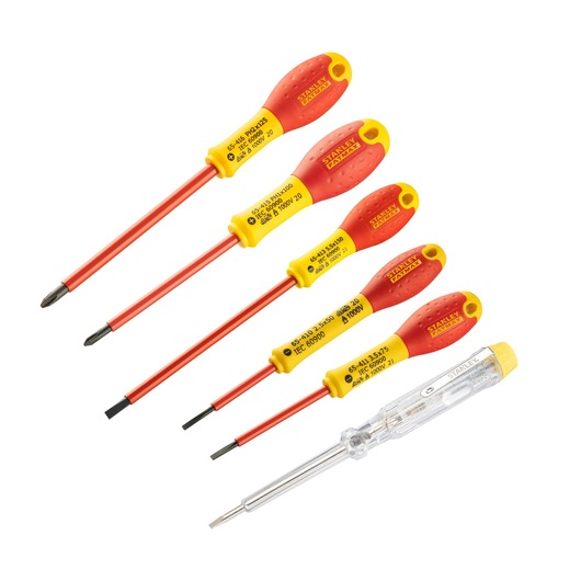 0-65-441 Stanley Phillips, Slotted Insulated, 6-Piece