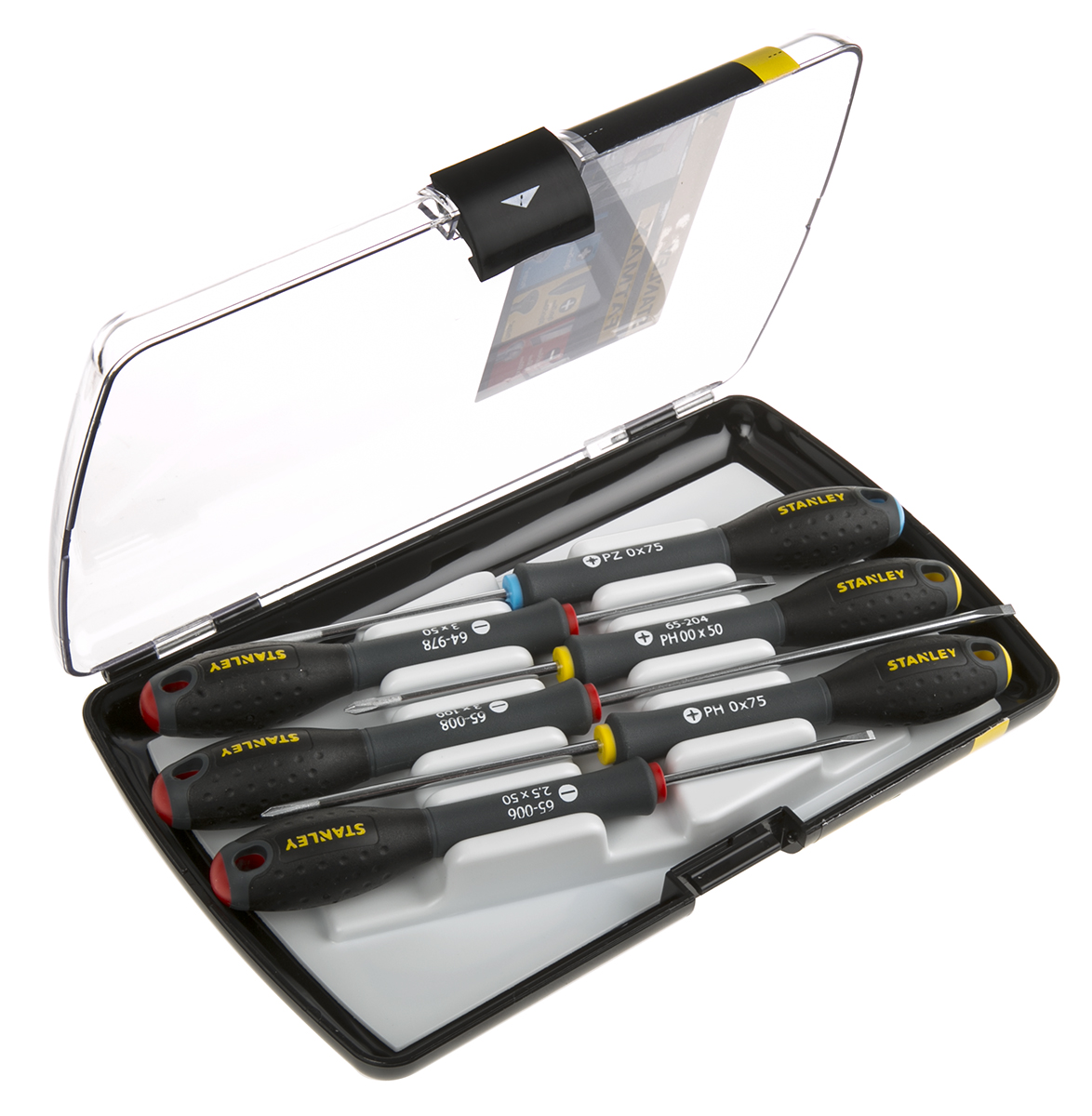 Stanley Phillips, Pozidriv, Slotted Precision, 6-Piece