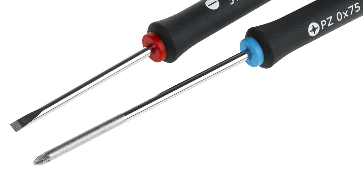 0-65-492 Stanley Phillips, Pozidriv, Slotted Precision, 6-Piece