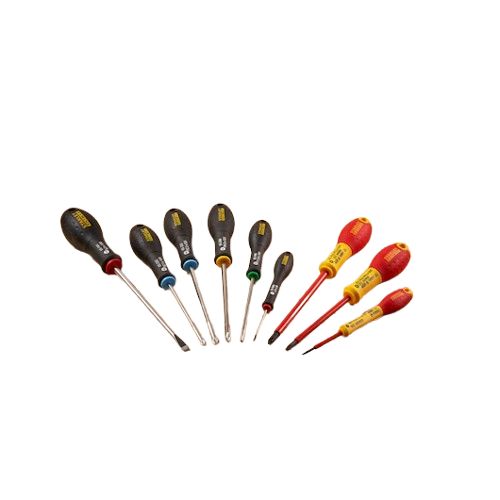 0-65-492 Stanley Phillips, Pozidriv, Slotted Precision, 6-Piece