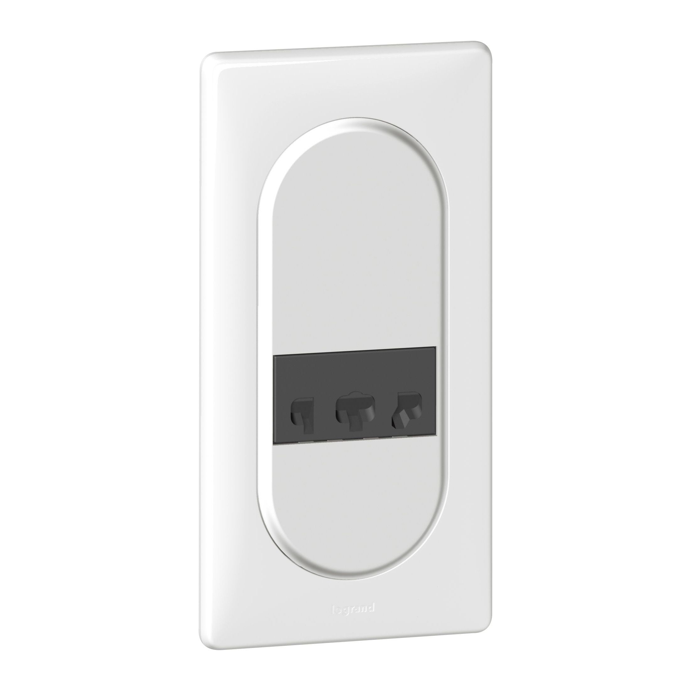Legrand Celiane White Shaver Socket Indoor, Razor Socket