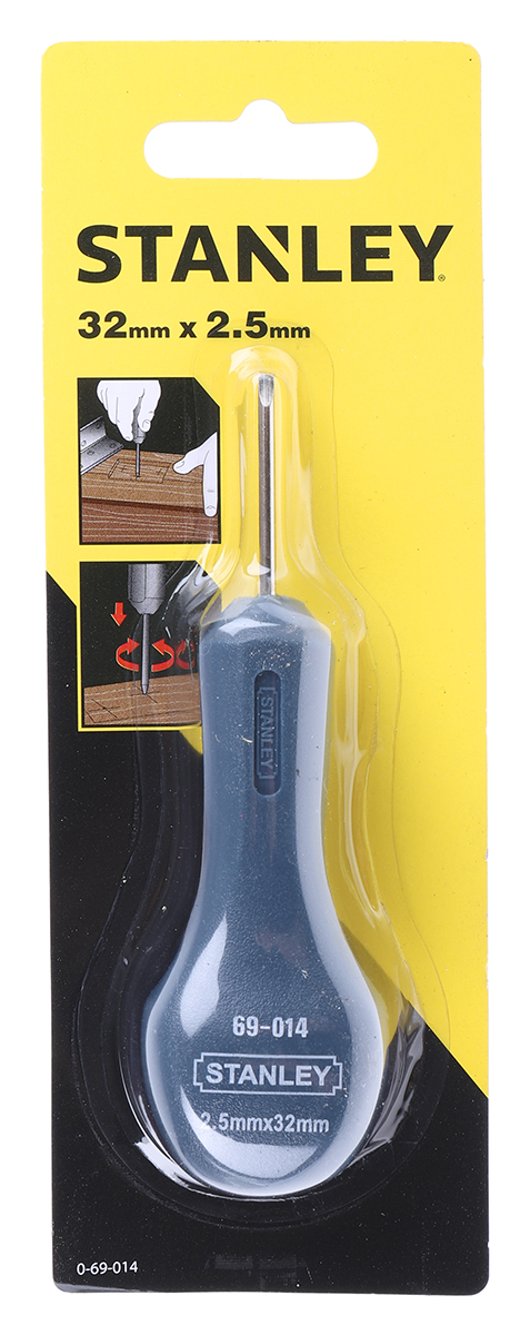 0-69-014 Stanley 1-Piece Punch, Pin Punch, 3.2mm Shank