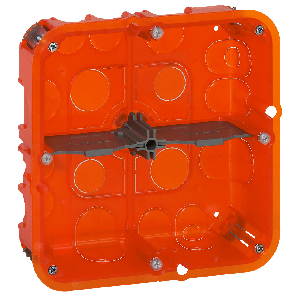 Legrand Batibox Orange Plastic Back Box, IP20, Flush Mount, 4 Gangs 154mm 50 mm