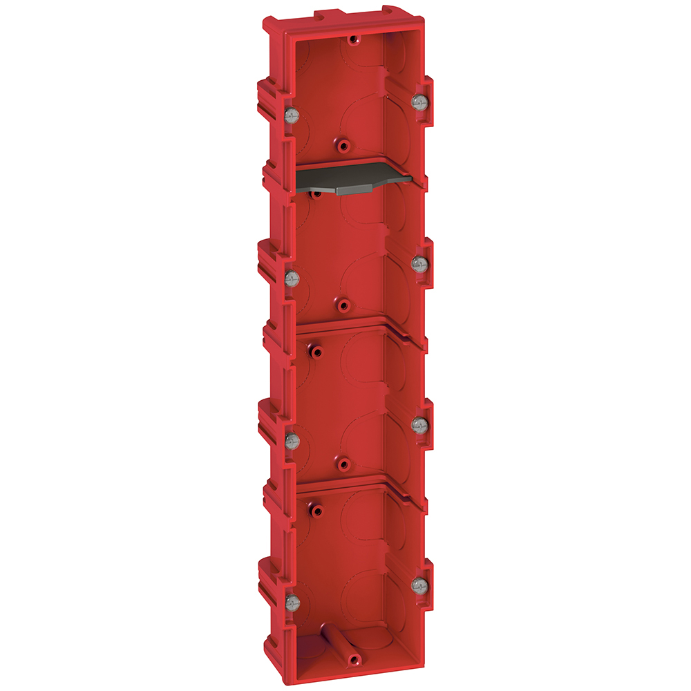 Legrand Red Red Plastic Back Box, IP20, Flush Mount 43 mm 71mm 43 mm