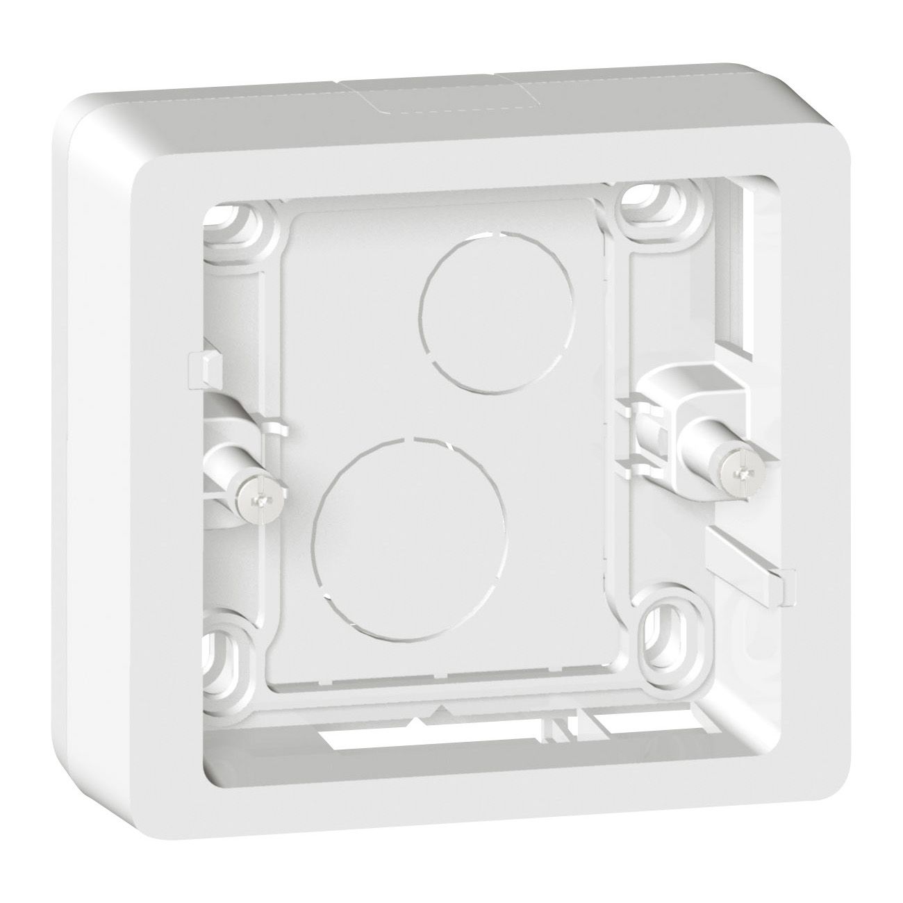 Legrand White White Plastic Back Box, IP2X, Flush Mount, 1 Gangs 40 mm 90mm 40 mm