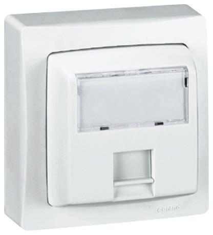 Legrand White Telephone Socket