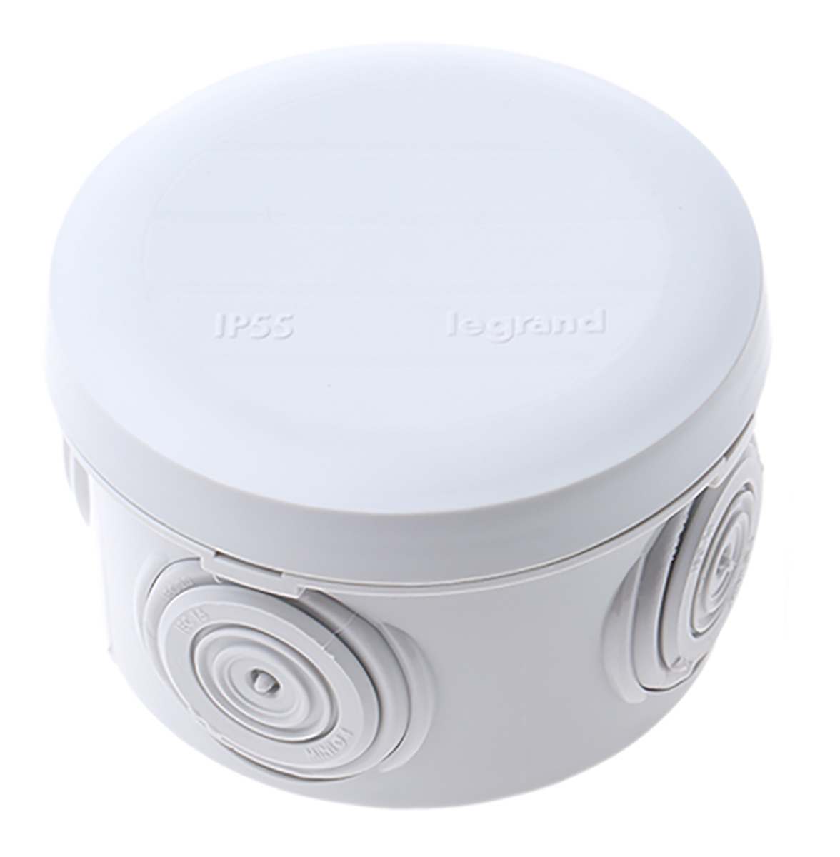 Legrand Plexo Series Grey ABS Junction Box, IP55, 4 Terminals, 40 mm, 40mm 40 mm