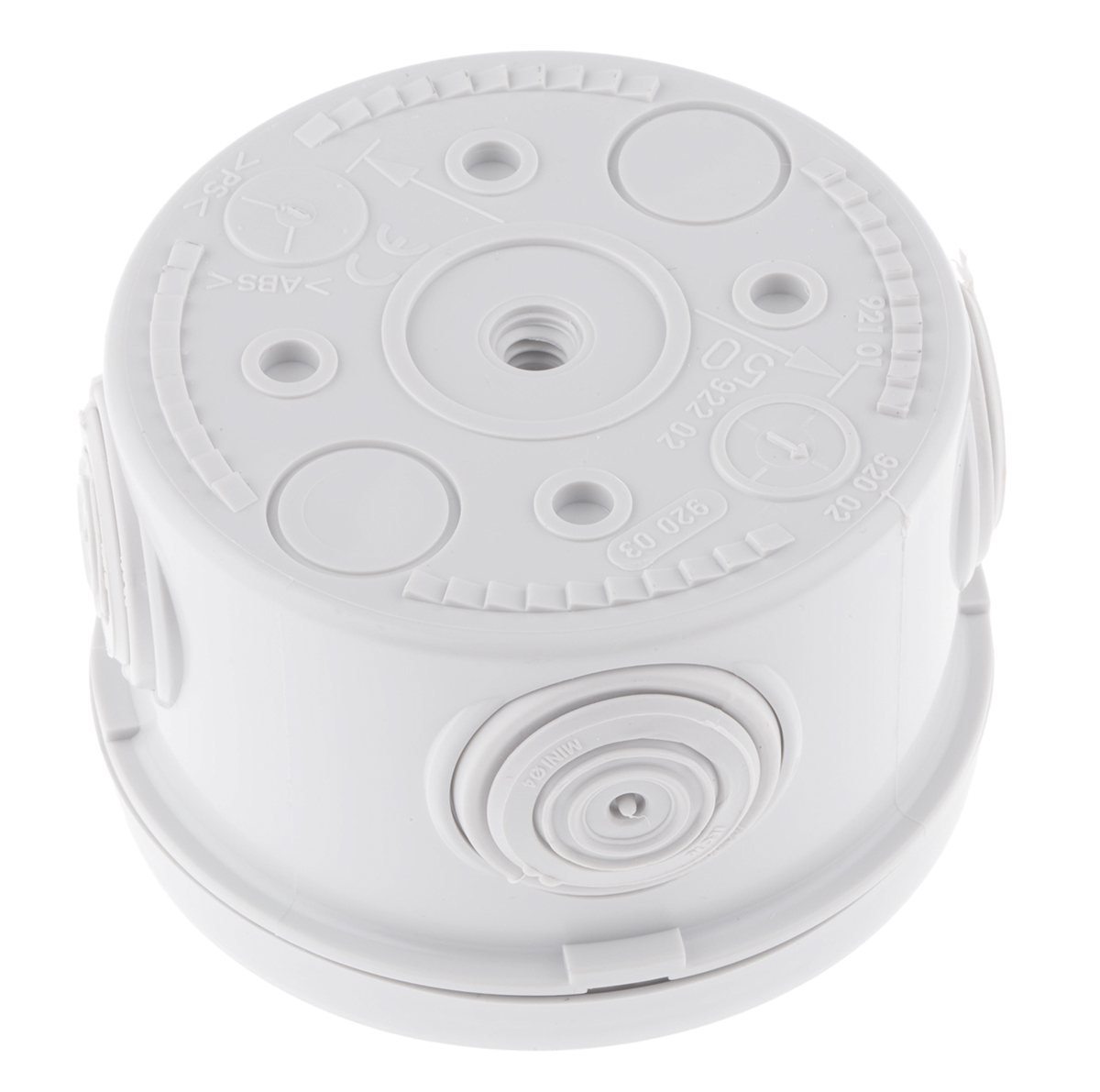 0-920-02 Legrand Plexo Series Grey ABS Junction Box, IP55, 4 Terminals, 45 mm, 40mm 45 mm