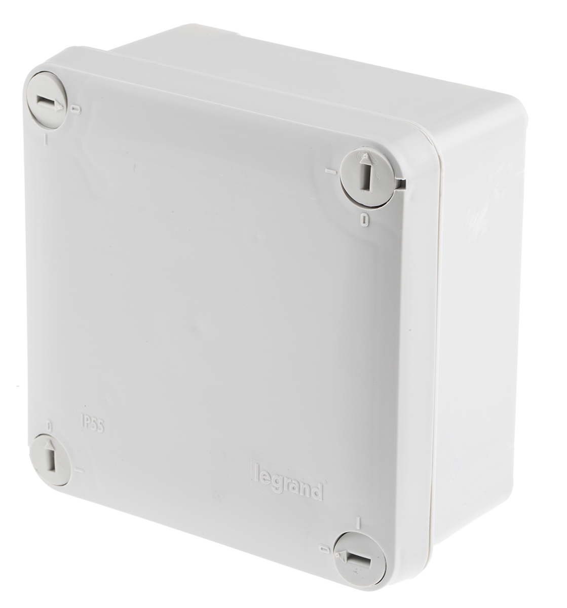 Legrand Plexo Series Grey ABS Junction Box, IP55, 4 Terminals, 105 mm, 105mm 55 mm