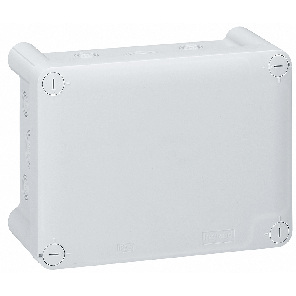 Legrand Plexo Series Grey Plastic Junction Box, IP55, 175 mm, 130mm 81 mm