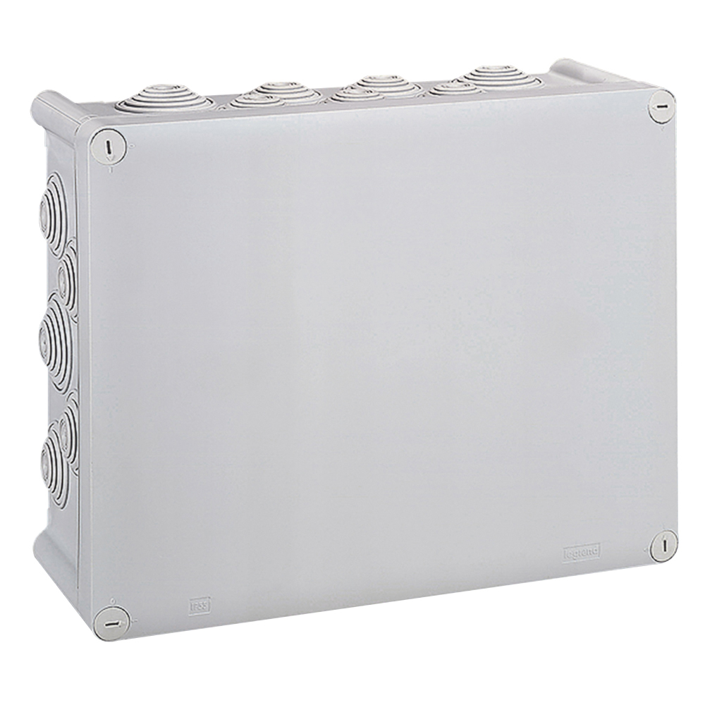 Legrand Plexo Series Grey Plastic Junction Box, IP55, 382 mm, 292mm 132 mm
