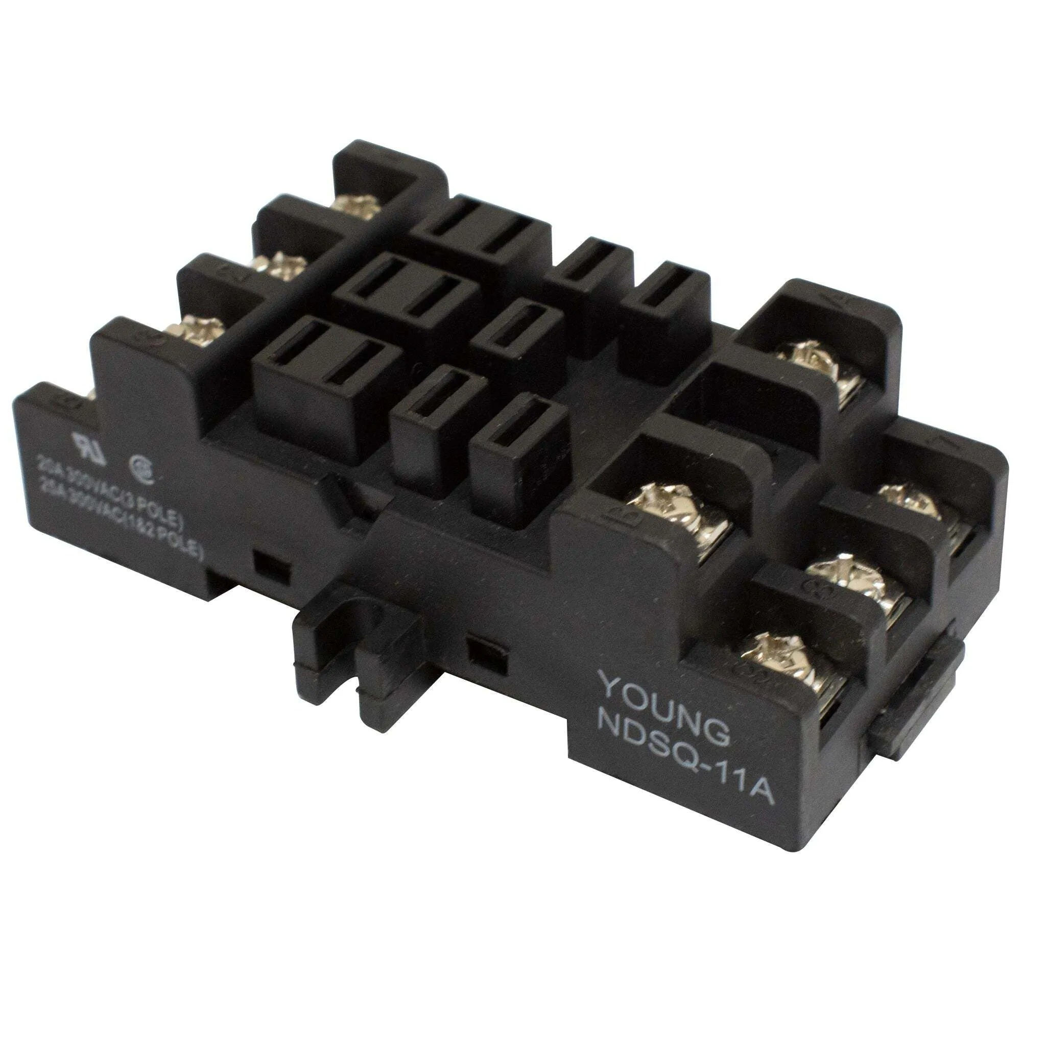 ATC 000-825-85-00 8 Way DIN Rail Relay Socket, for use with 409B, 405C