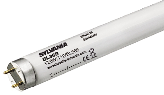 Sylvania 15 W Fly Killer Light, 451.6 mm, 368 nm, Tubular