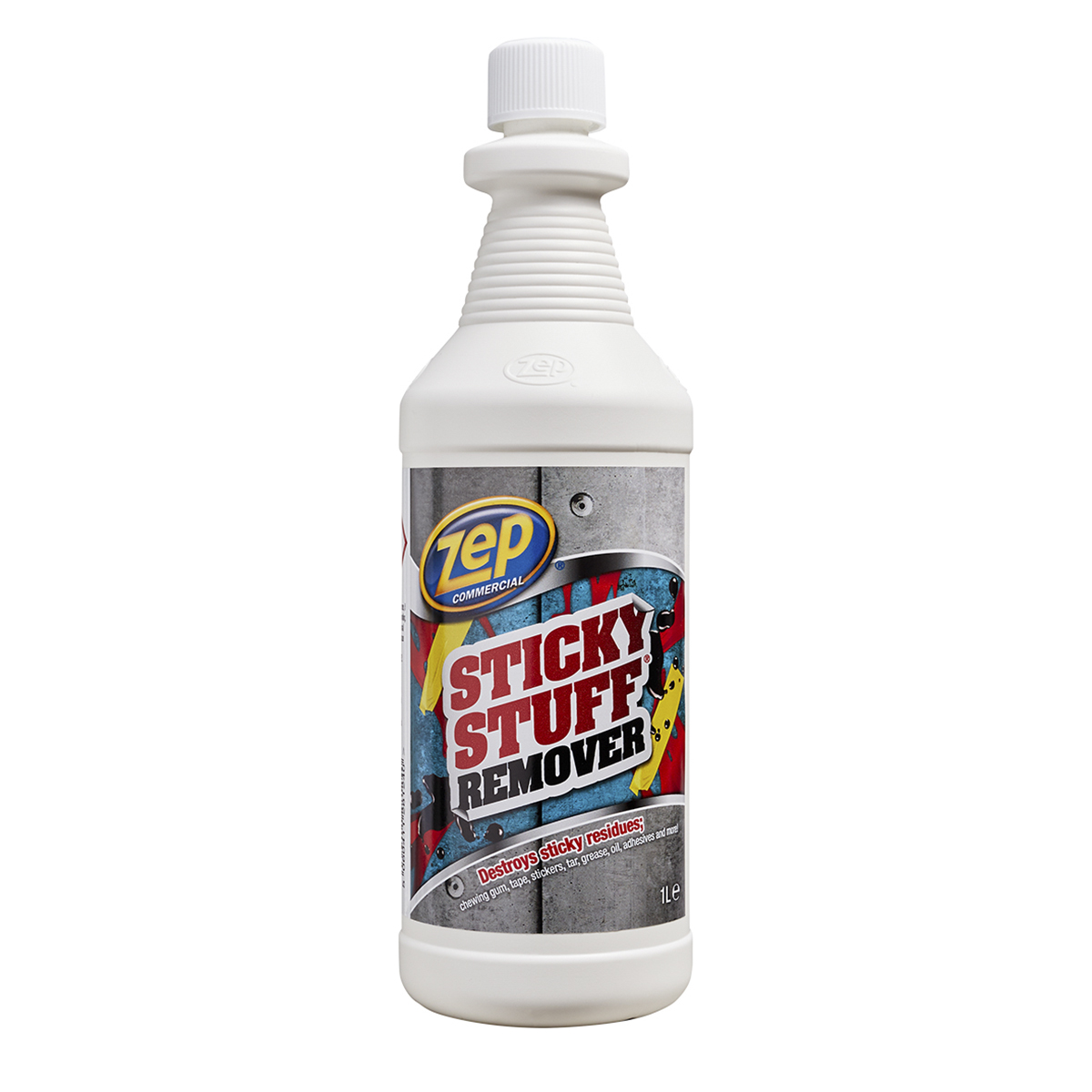 Zep 1 L Bottle Sticky Stuff Remover, Removes Label adhesive, Tar, Tree Resin, Chewing Gum, Adhesive