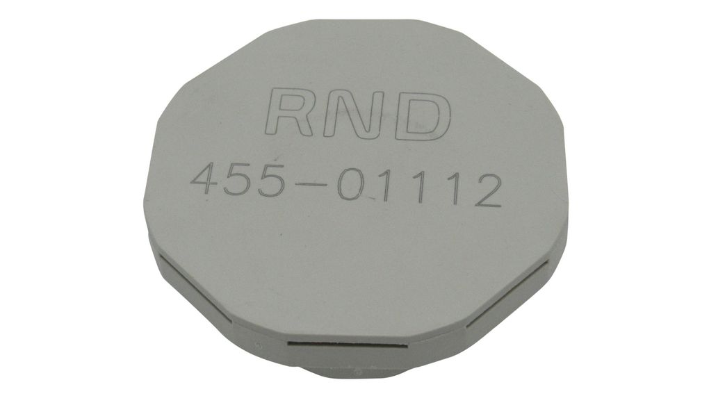 RND Vent Plug, M40, 40.5mm Hole Diameter, Polyamide, 60mm Diameter, Threaded