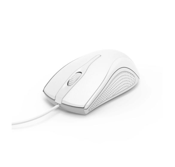 Hama Standard 3 Button Wired Standard Optical Mouse White