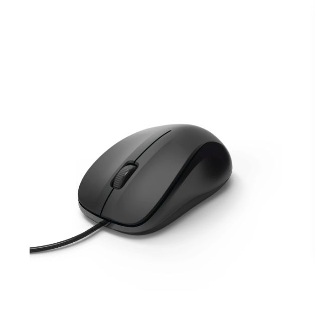 Hama Standard 3 Button Wired Standard Optical Mouse Black