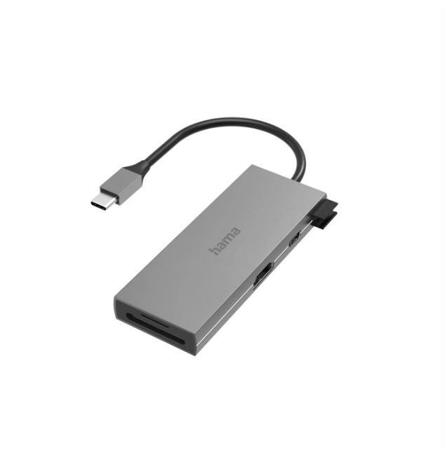 Hama 6 Port USB 3.2 USB C Hub, USB Powered, 4.3 cm 1.12 cm 9.25cm