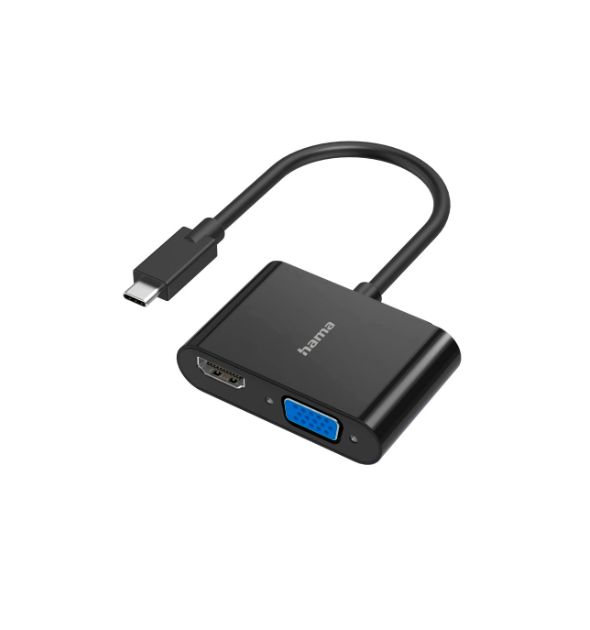 Hama to VGA, HDMI Adapter USB Type C 2 Supported Display(s) - 4096 x 2160 pixel